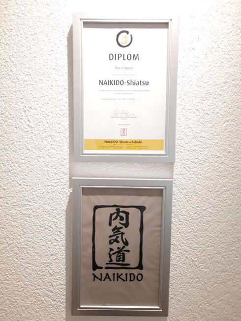 Naikido-Shiatsu Diplom (c) Klein Karin